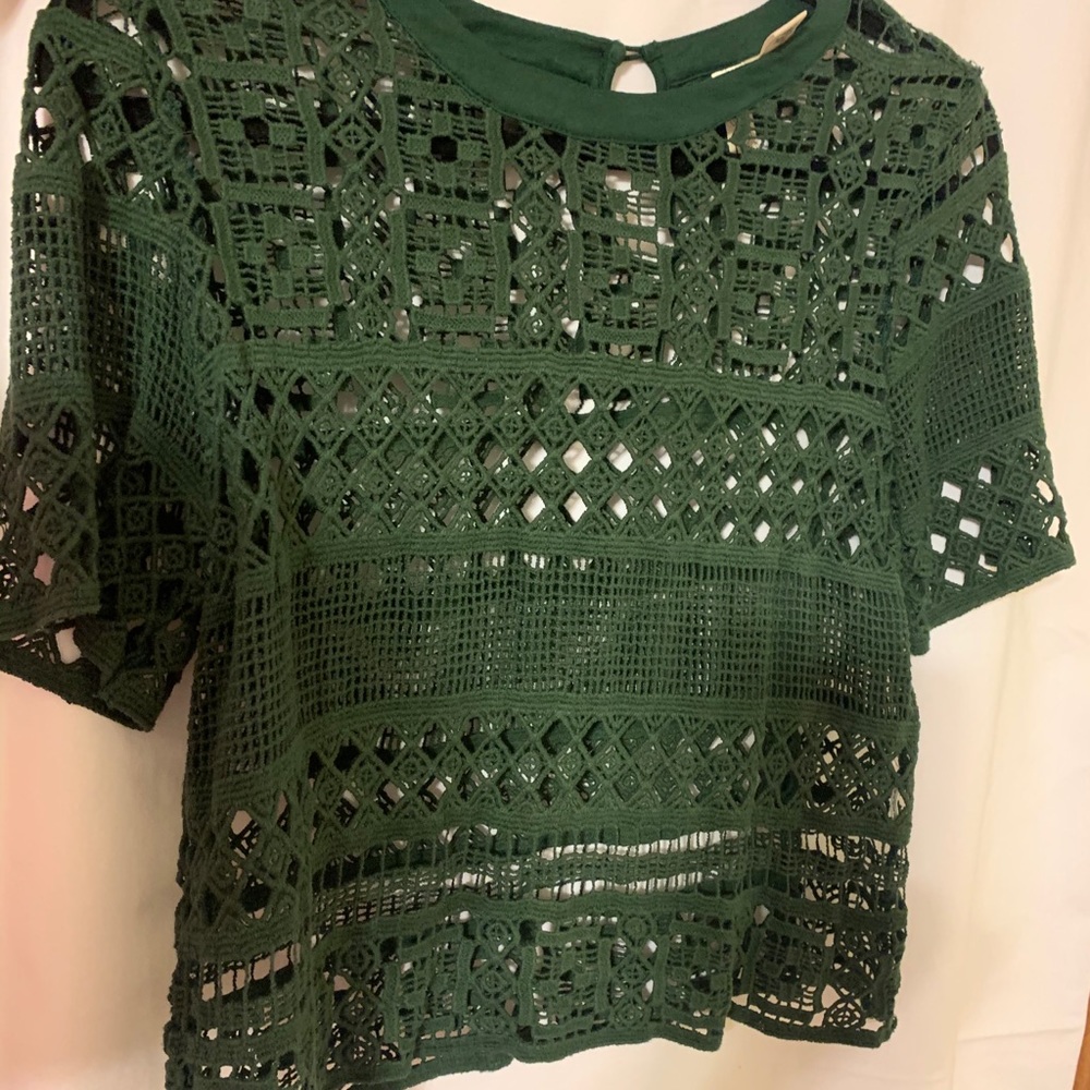 Green blouse (cropped)